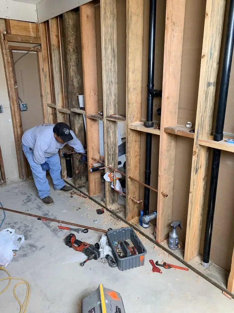 Commercial rough-in plumbing for Trenchless Sewer Repair in Maple Grove - Franklin